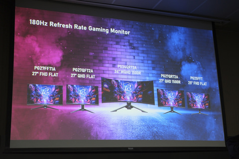 ASRock、IPSで520Hz対応な世界初のゲーミングモニター。OLED製品も投入