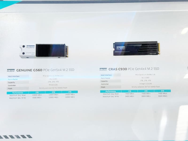 SK hynixとはラインナップが異なる