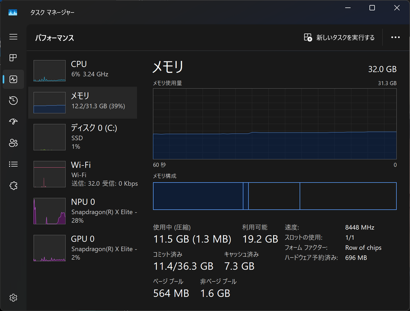Copilot+ PCにはメモリが必要