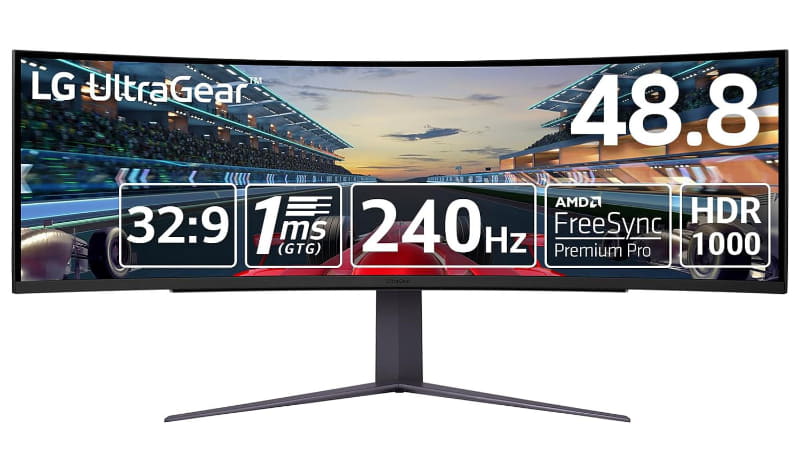 セール対象品のひとつ、LGの「49GR85DC-B」