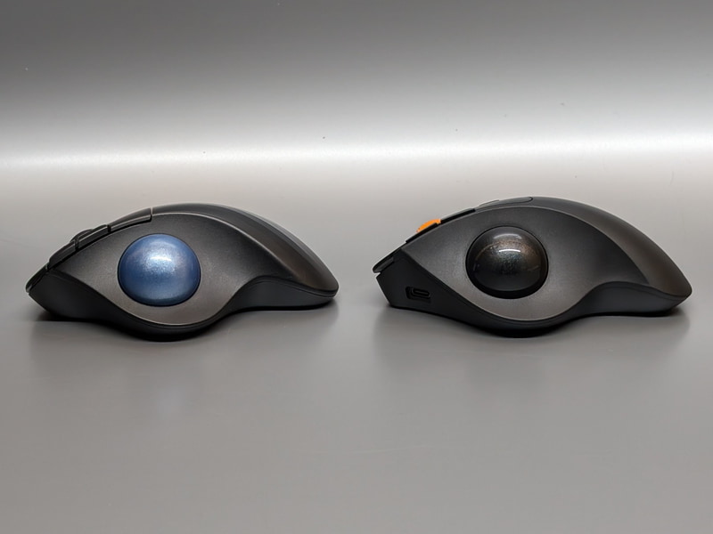 左側面。ボールの直径も酷似している(後述)