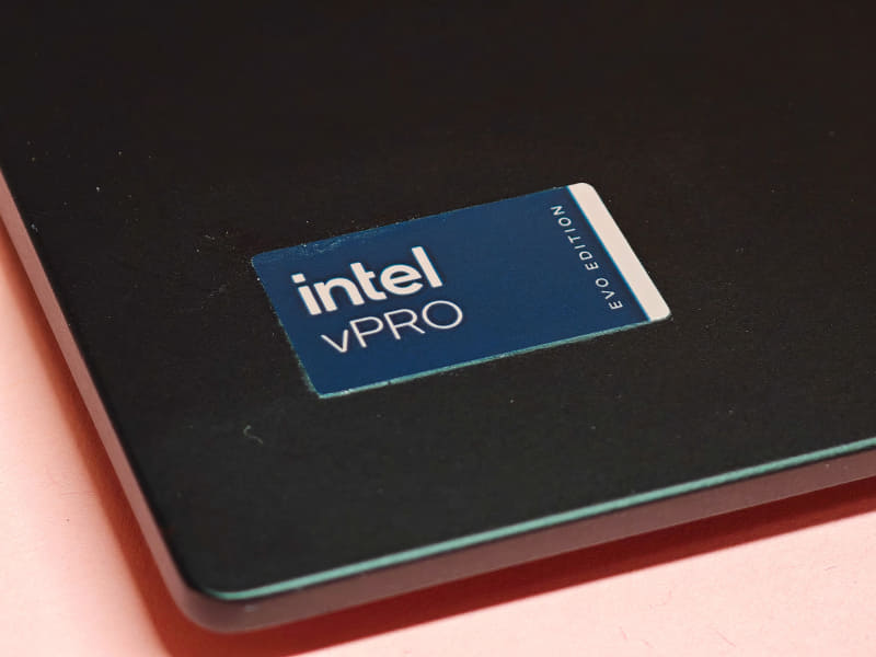 Intel vPro Evo Editionのロゴシール