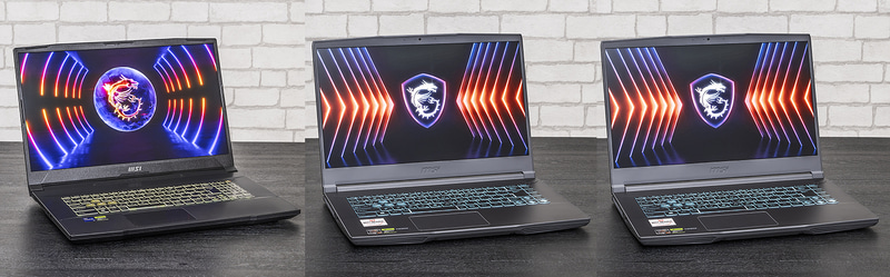3種類の性格・位置付けの異なるゲーミングノートPCを比較