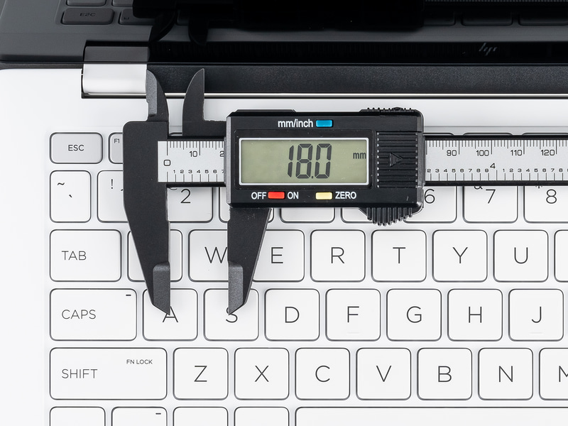 キーピッチは18mm