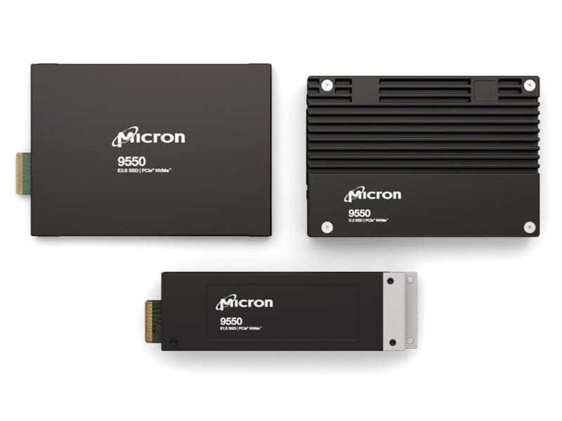 Micron 9550 NVMe SSDシリーズ