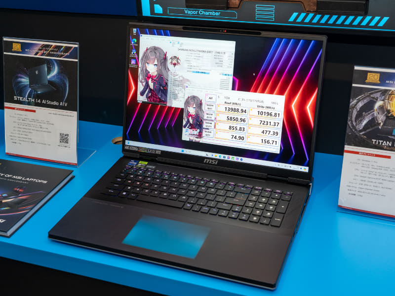 現行モデルのハイエンド機種「Titan 18 HX A14V」