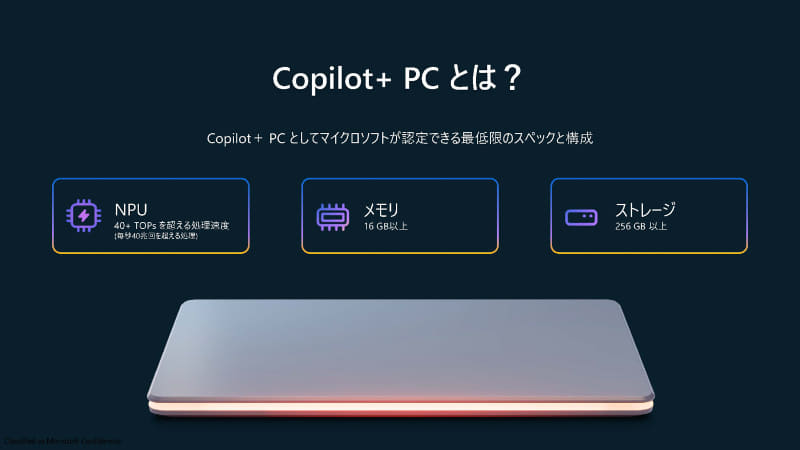 Copilot+ PCについて