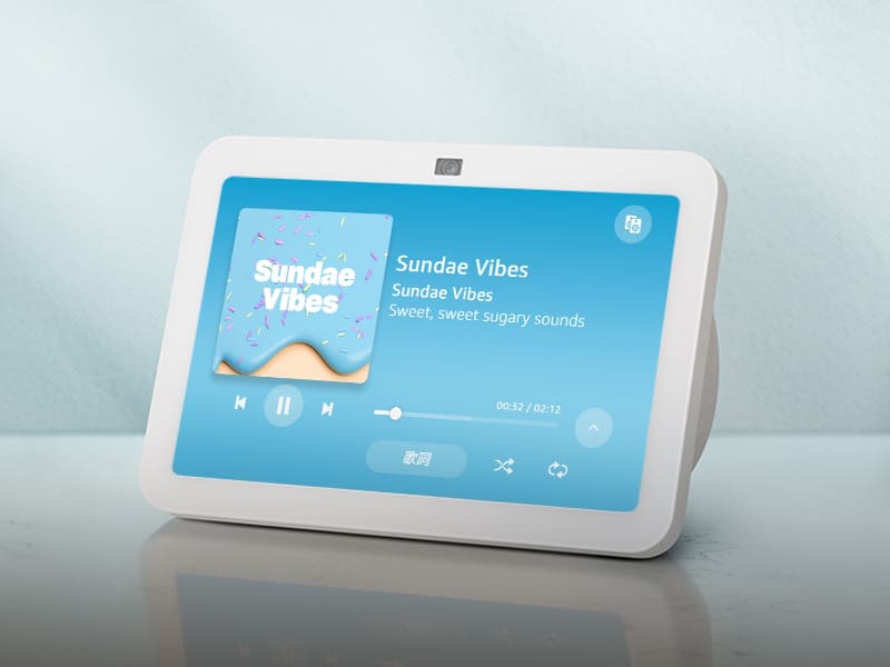 Echo Show 8(第3世代、グレーシャーホワイト)