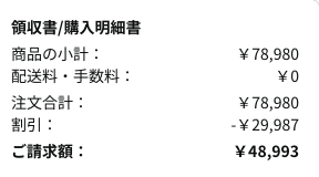 こんな価格なら衝動買いしてしまったも致し方あるまい