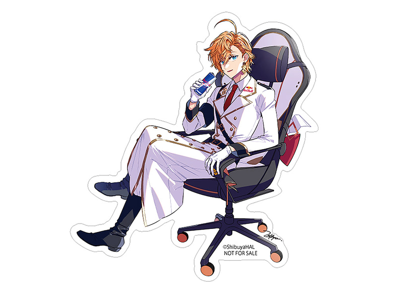 通常バージョンのダイカットステッカー