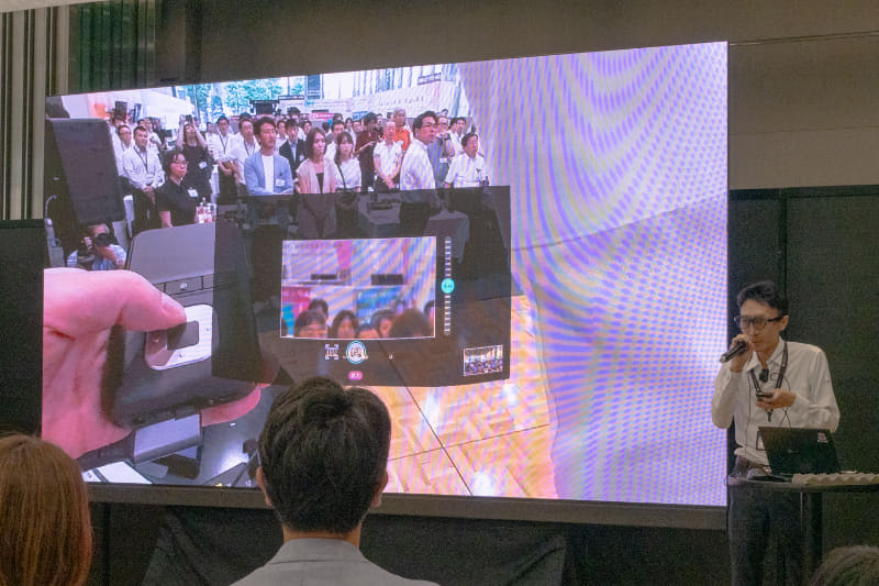 視界情報の拡大縮小のデモ