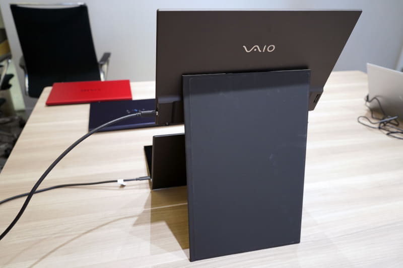 背面側から見た場合