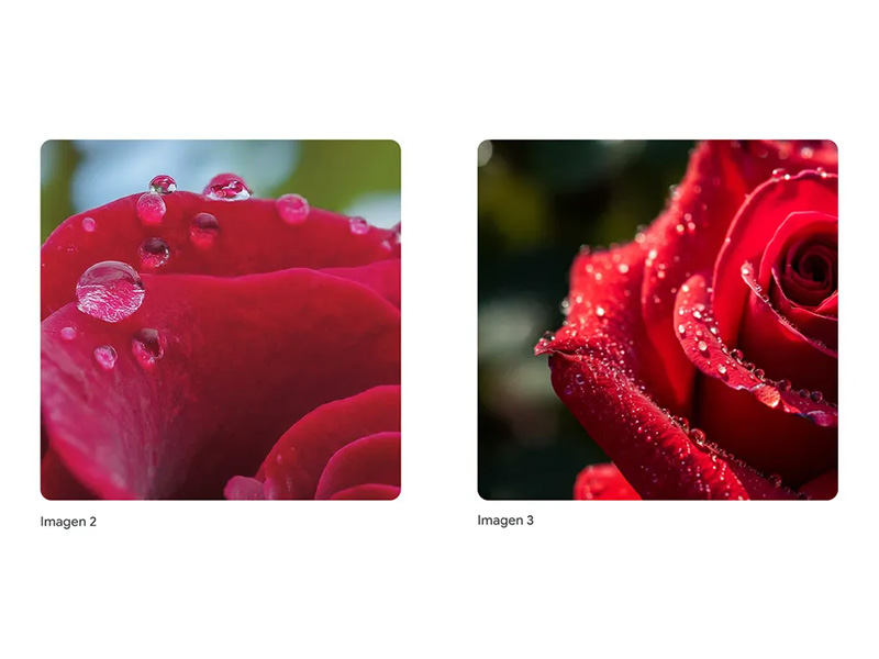 Imagen 2(左)とImagen 3(右)の比較