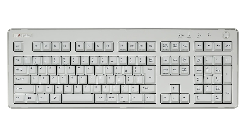 かなレスモデル(フルサイズ、スーパーホワイト)