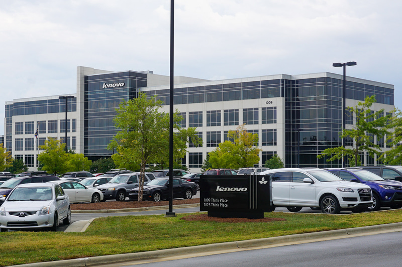 米国ノースカロライナ州ラーレイのLenovoオフィス