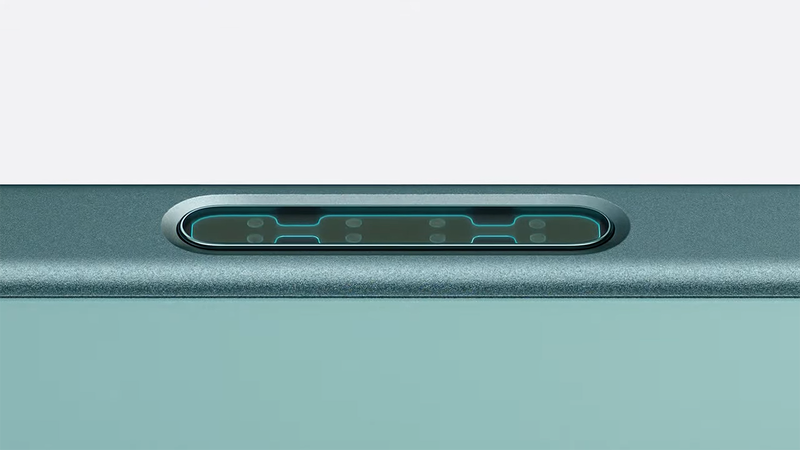 タッチセンサーと感圧センサー、感触フィードバックを備えたアクションボタン