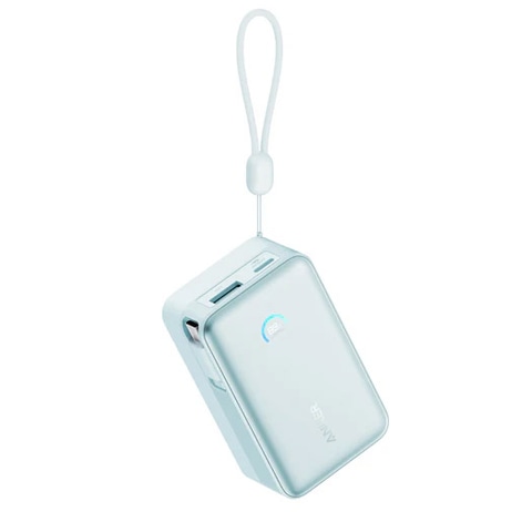 Anker Power Bank 25000mAh 巻取り式 ケーブル Anker Power Bank(25000mAh, Built-In & 巻取り式ケーブル)を