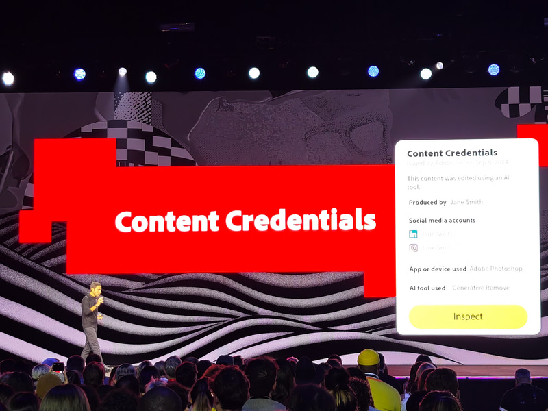 2日目の基調講演ではコンテンツ・クレデンシャルに関しての説明が行なわれた