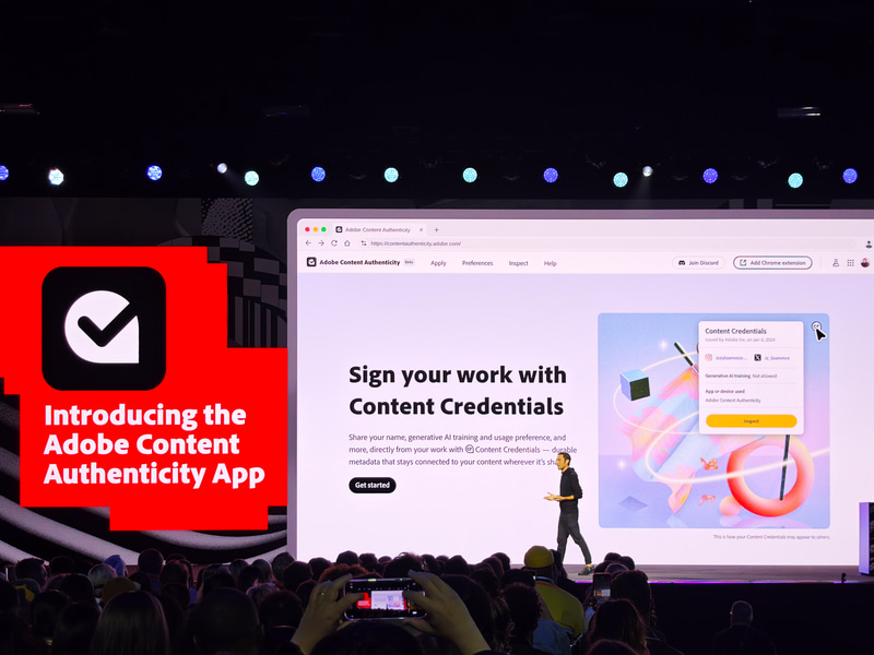 Adobe Contents Authenticity Appのクローズベータが開始
