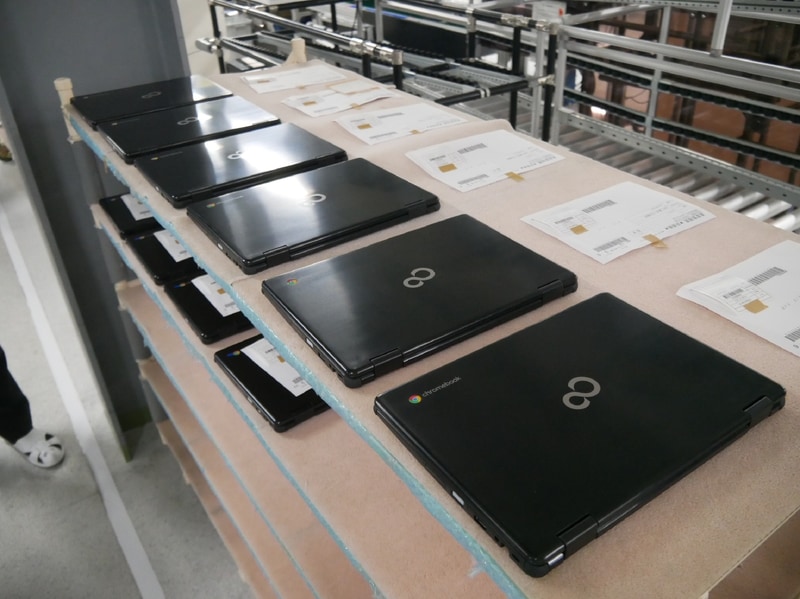 日本国内で初めて生産されたChromebook