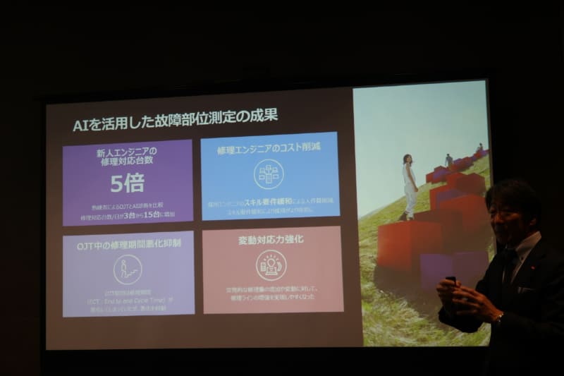 NEC群馬事業所でのAI導入による修理の迅速化