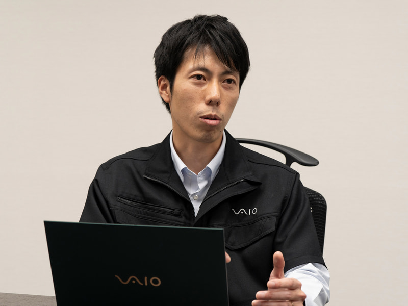 VAIO株式会社 開発本部 テクノロジーセンター メカ設計部 メカ設計課 前田浩義氏