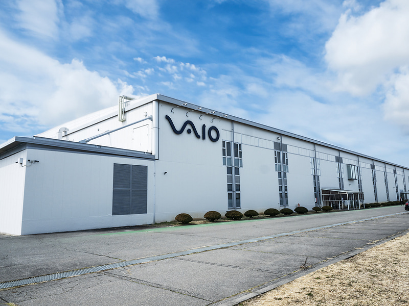 長野県安曇野市にあるVAIO本社工場