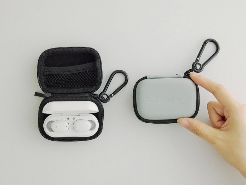 カラビナ付イヤホンケース