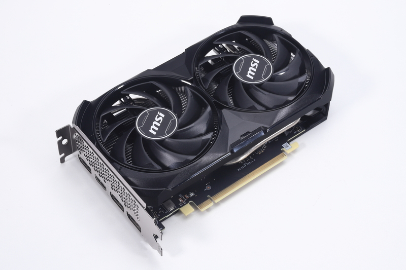 GeForce RTX 4060搭載ビデオカード「MSI GeForce RTX 4060 VENTUS 2X BLACK 8G OC」