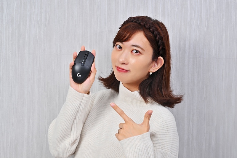 ゲーミングマウスはワイヤレス接続の「Logicool G304」