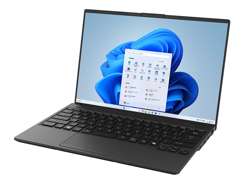 <a href="https://www.fmworld.net/fmv/uh/" class="n" target="_blank">製品ページ</a><br>実売価格 : 27万4,780円前後●CPU : Core Ultra 7 155U●ディスプレイ : 14型1,920×1,200ドット液晶●メモリ : 16GB●ストレージ : 512GB SSD(PCIe)●OS : Windows 11 Pro●インターフェイス : USB 3.2 Gen 2 Type-C(USB PD/DisplayPort Alt Mode対応)2基、USB 3.2 Gen 1 2基、HDMI、Gigabit Ethernet、microSDカードスロット、音声入出力●無線LAN : Wi-Fi 7●Webカメラ : 207万画素カメラ●サイズ : 308.8×209×15.8~17.3mm●重量 : 約675g
