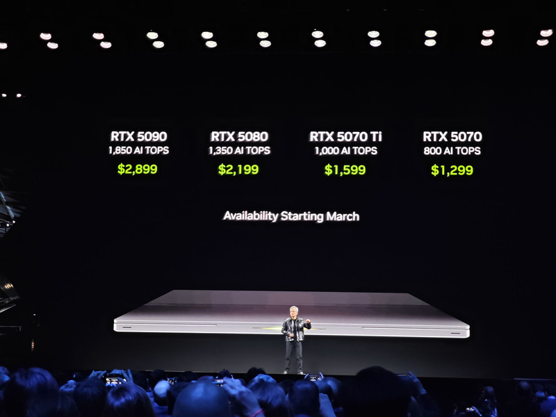 GeForce RTX 50 Laptopのラインナップと価格