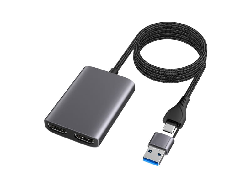 映像出力がないUSBでも3画面にできるHDMI変換アダプタ