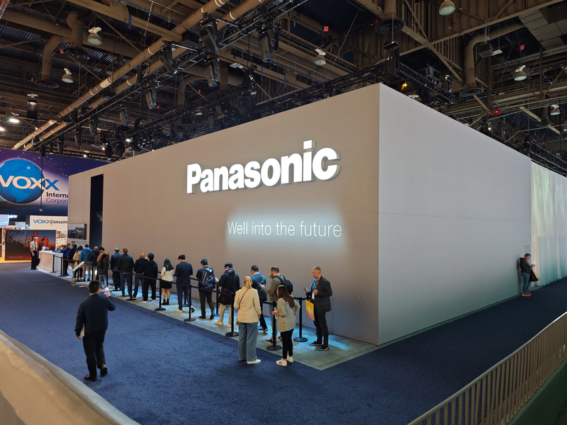 LVCCセントラルホールのパナソニックブース