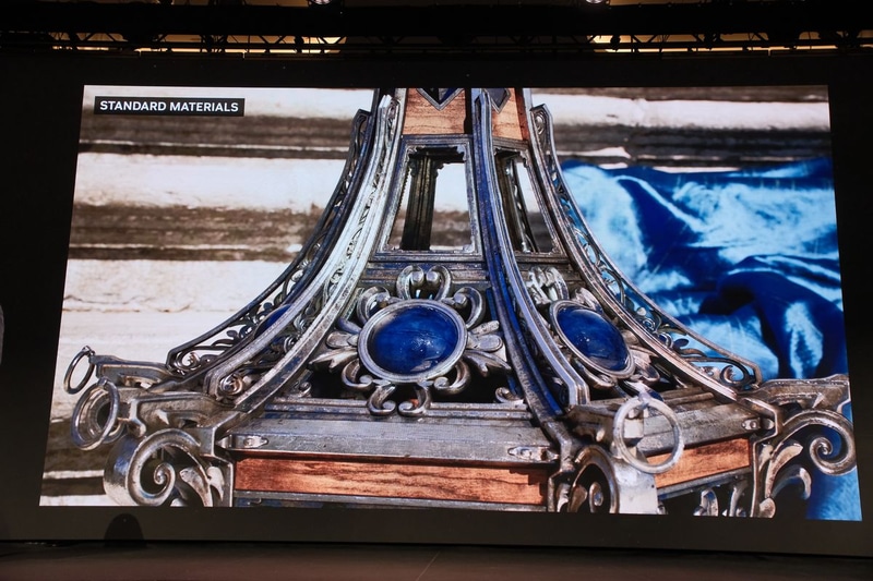 左が通常のマテリアル、右がNeural Materials