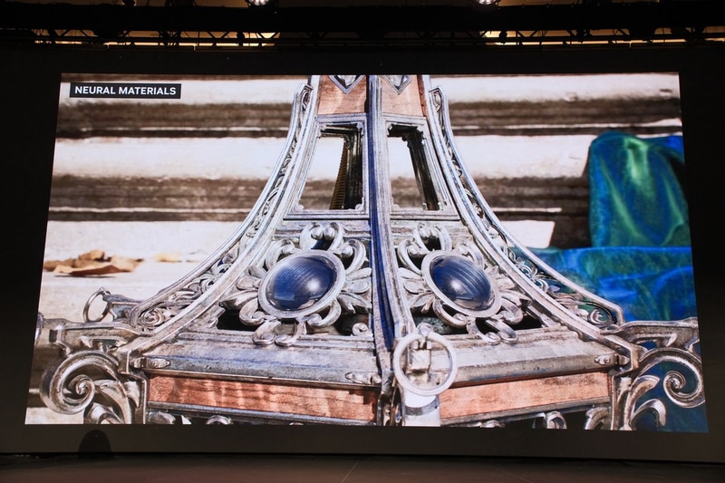 左が通常のマテリアル、右がNeural Materials