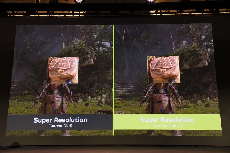 CNNモデルとTransformerモデルの比較。Transformerの方が品質が高いことが分かる