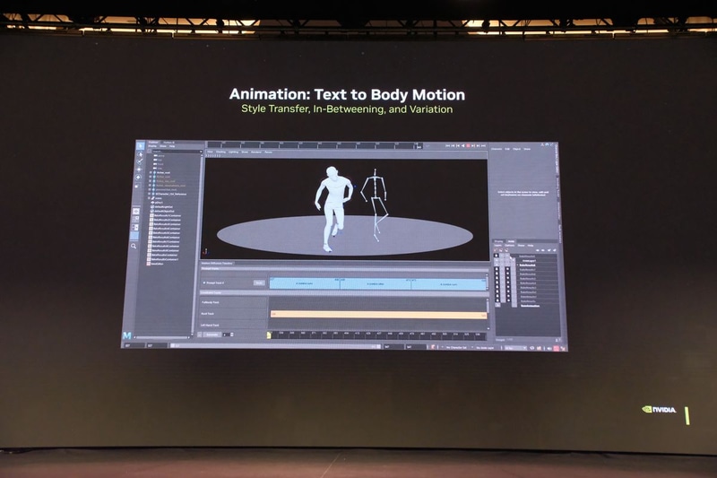 テキストプロンプトを通じて3Dモーションを生成できる