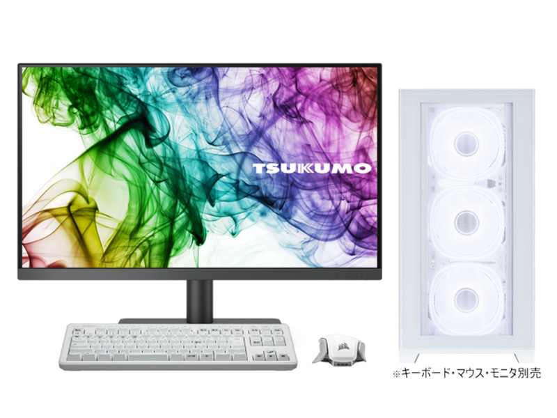 G-GEAR White Edition ミニタワーモデル GL7J-D244BN/R/CP1__(キーボード/マウス/モニターは別売り)