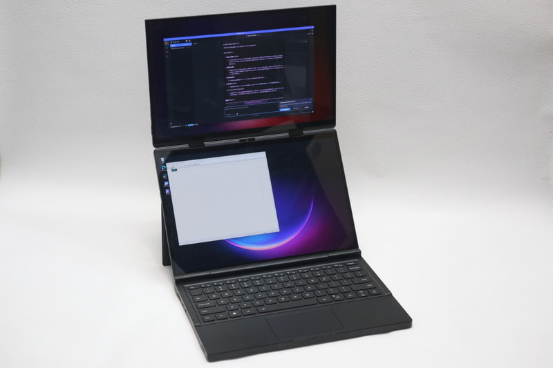 GPD DUOは構想当初、11型ディスプレイを採用し、1.3kgをターゲットにしていた