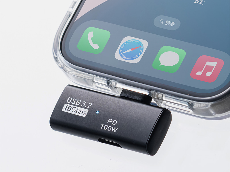 ケース付きスマートフォンでの接続イメージ