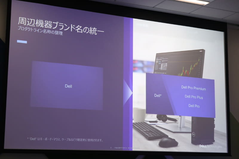 周辺機器のブランド再編