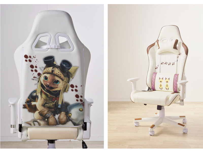 モンスターハンターコラボゲーミングチェア(アイルー)