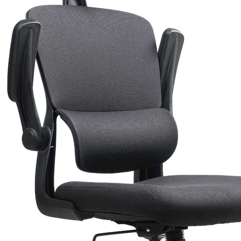 跳ね上げ式のアームレスト