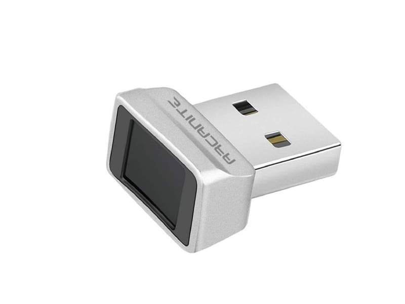 アルカナイト<BR>USB指紋認証リーダー AKFSD-07<BR>実売価格:3,000円前後