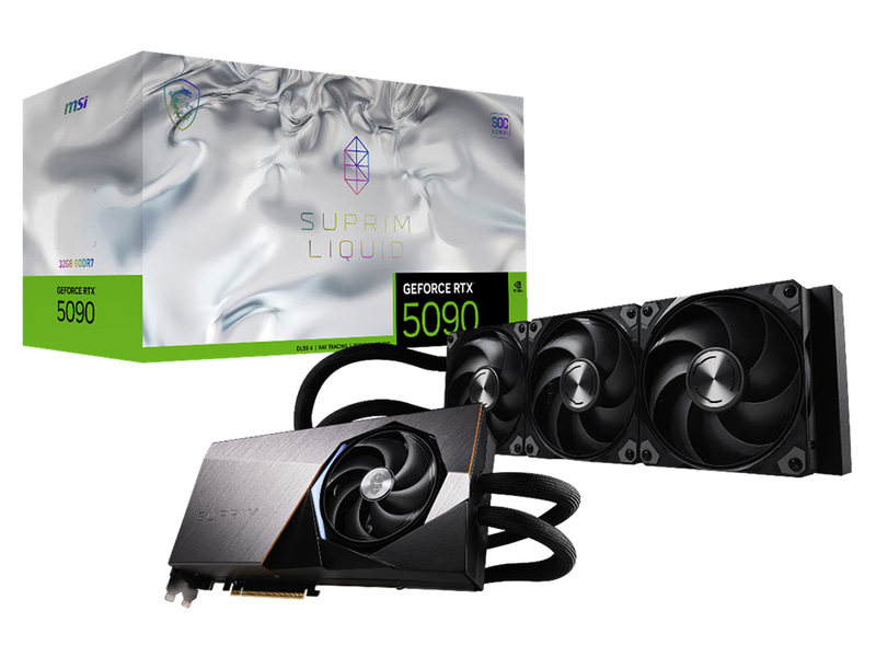 GeForce RTX 5090 32G SUPRIM LIQUID SOC