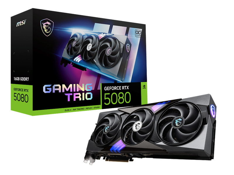 GeForce RTX 5080 16G GAMING TRIO OC