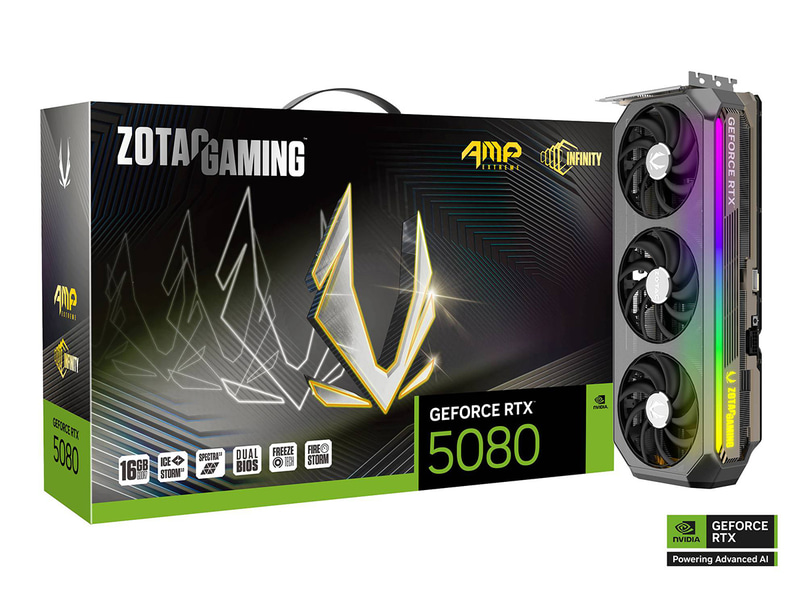 ZOTAC GAMING GeForce RTX 5080 AMP Extreme INFINITY