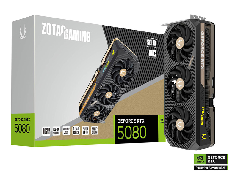 ZOTAC GAMING GeForce RTX 5080 SOLID OC