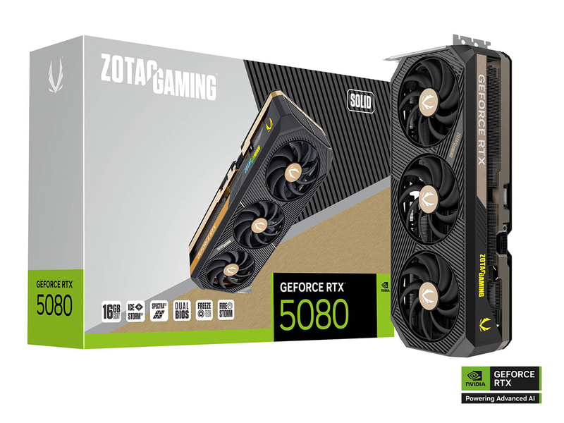 ZOTAC GAMING GeForce RTX 5080 SOLID